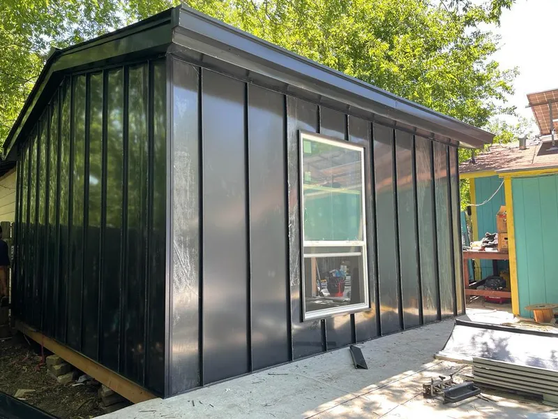 Black standing seam metal wall panels for Metal Roof Installation in Upper Uwchlan